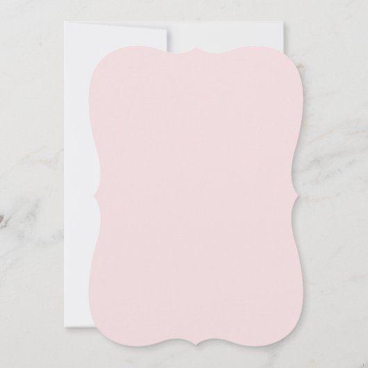 素晴らし赤面ピンクフローラエレガントなウェディング招待状 招待状 (裏面)