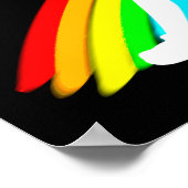 素晴らし走女のポスターのようパーソナライズされたに ポスター (角)