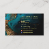 素晴らし金ゴールドアクア液ジュリー 名刺 (裏面)