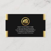 素晴らし金ゴールドタブHandymanツール 名刺 (裏面)