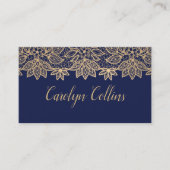 素晴らし金ゴールドトレースのようーン名刺 名刺 (正面)