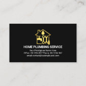 素晴らし金ゴールド建物ツール 名刺 (裏面)