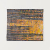 素晴らし金ゴールド秋の森 タペストリー (正面(横))