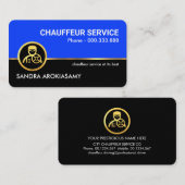 素晴らし金ゴールド線プライベートドライバ 名刺 (正面/裏面)