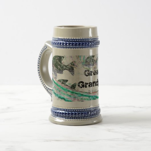 素晴らし頭 ビールジョッキ (正面左)