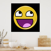 素晴らし顔インターネットミーム ポスター (キッチン)