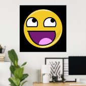 素晴らし顔インターネットミーム ポスター (ホームオフィス)