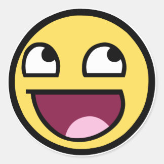 素晴らし顔シール ラウンドシール