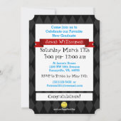 素晴らし顔我々の大学院お気に入りの招待状 招待状 (裏面)