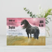 素晴らし馬の水彩 招待状 (スタンド正面)