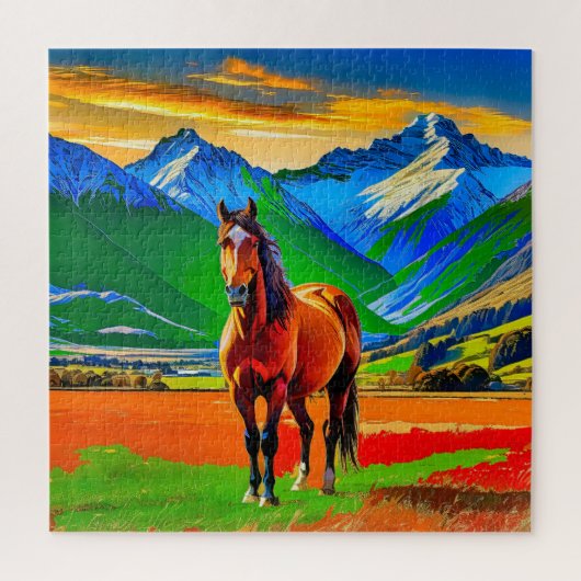 素晴らし馬 ジグソーパズル (縦)