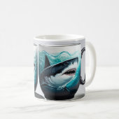 素晴らし鮫 コーヒーマグカップ (正面右)