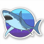 素晴らし鮫 シール (正面)