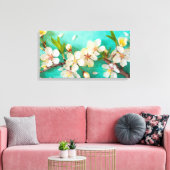 素晴らし鮮やかさくらんぼ キャンバスプリント (インサイチュ (リビング))