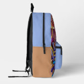 素晴らし鮮やかalleywayPrintカットソーバッグ プリントバックパック (左)