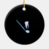 素晴らし黒カラフル歯科 セラミックオーナメント (裏面)