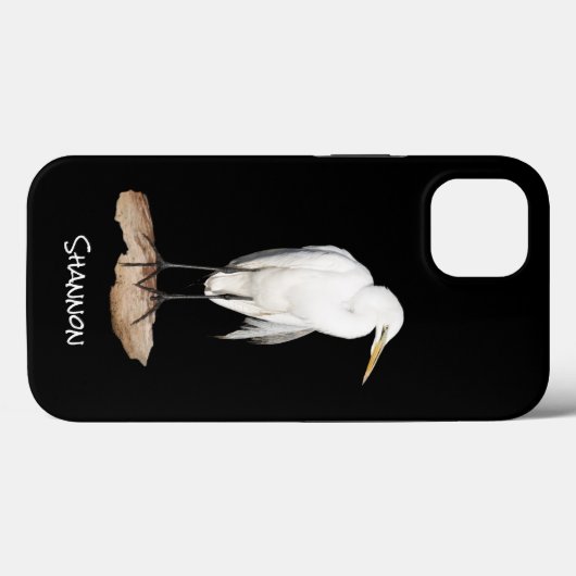 素晴らし黒塗りパーソナライズされた。 Case-Mate iPhoneケース (裏面 (横))