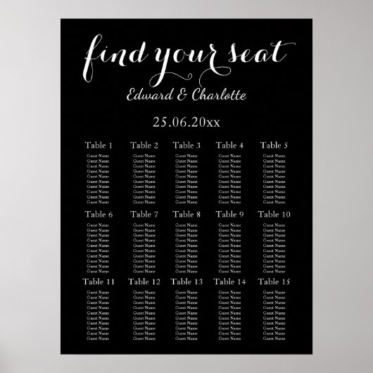 素晴らし黒結婚の ポスター (正面)