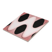 素晴らし黒(ピンク) タイル (側面)