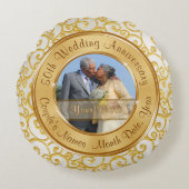 素晴らし50周年枕 ラウンドクッション (正面)