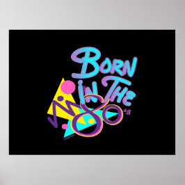 素晴らし80生まれ年代の抽象芸術ポクールスター ポスター