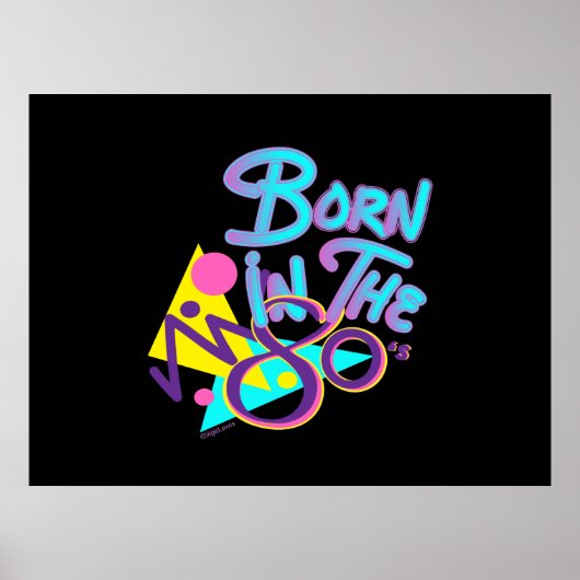 素晴らし80生まれ年代の抽象芸術ポクールスター ポスター (正面)