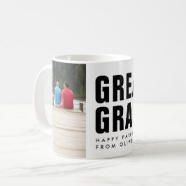素晴らし.おじいちゃん。父の日フォトコーヒーマグ コーヒーマグカップ
