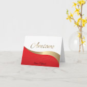 素晴らし カード (黄色い花)