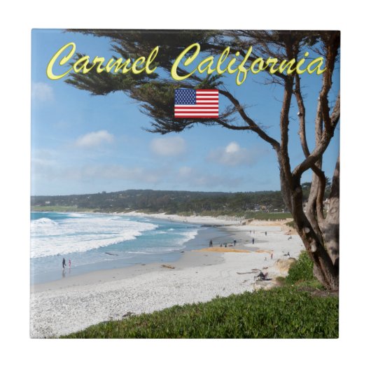 素晴らし!カーメル・カリフォルニアUSA タイル (正面)