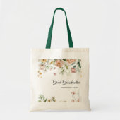素晴らし – グランドソフトピンク花模様ベビーシャワートート トートバッグ (正面)