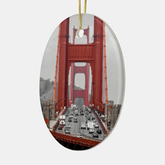 素晴らし!ゴールデンゲートブリッジカリフォルニア州 セラミックオーナメント (左)
