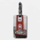 素晴らし!ゴールデンゲートブリッジカリフォルニア州 ラゲッジタグ (裏面縦)