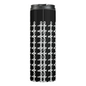 素晴らし, ミニマル，白黒のチェーンパターン タンブラー (裏面)