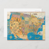 「素晴らし!」 ロサンゼルスと統一された州 ポストカード (正面/裏面)