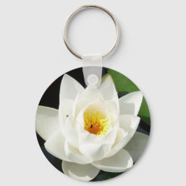 素晴らし《植物》スイレン(金ゴールドセンター) キーホルダー