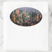 素晴らし!米国ニューヨーク 楕円形シール (バッグ)