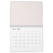 素晴らし,繰り返し,ダイヤモンド形のメッシュパターン カレンダー (3月 2026)