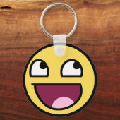 素晴らし /b顔 キーホルダー (正面)