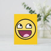 素晴らし /b顔 ポストカード (スタンド正面)