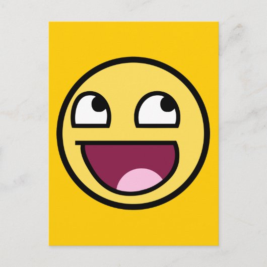 素晴らし /b顔 ポストカード (正面)