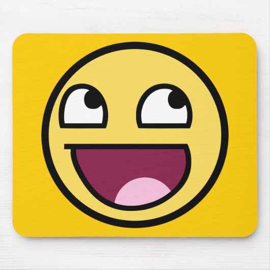 素晴らし /b顔 マウスパッド (正面)