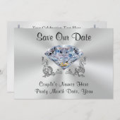 素晴らしChristian日付カードのパーソナライズを保存 セーブザデート (正面/裏面)