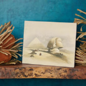 「素晴らしE」のスフィンクスとギザのピラミッド フォトプラーク (側面)