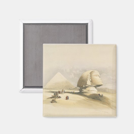 「素晴らしE」のスフィンクスとギザのピラミッド マグネット (正面/裏面)
