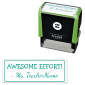 "素晴らしEFFORT!" +カスタムインストラクター名 セルフインキングスタンプ (インサイチュ)