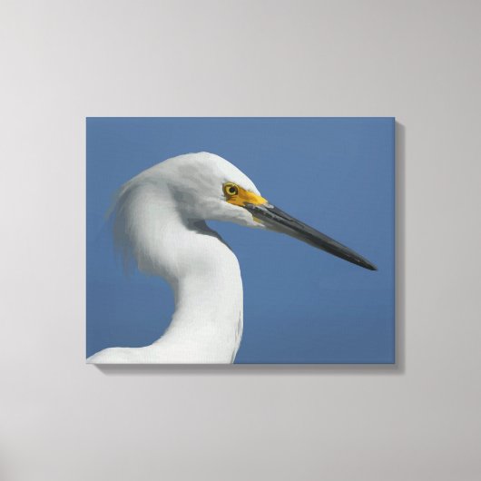 素晴らしEgret Canvas Print キャンバスプリント (正面)