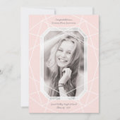 素晴らしGem High School Graduation Announcations 案内状 (正面)