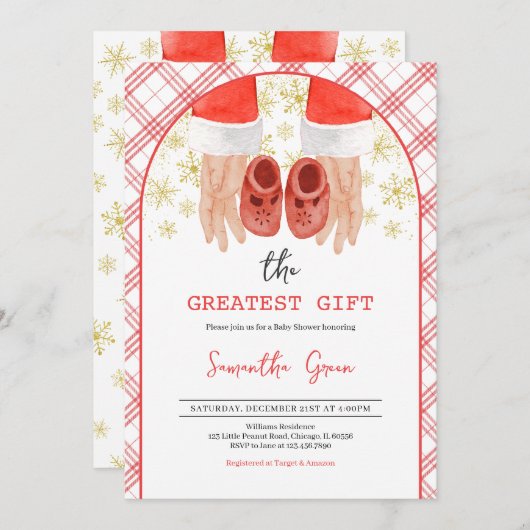 素晴らしGift 招待状 (正面/裏面)