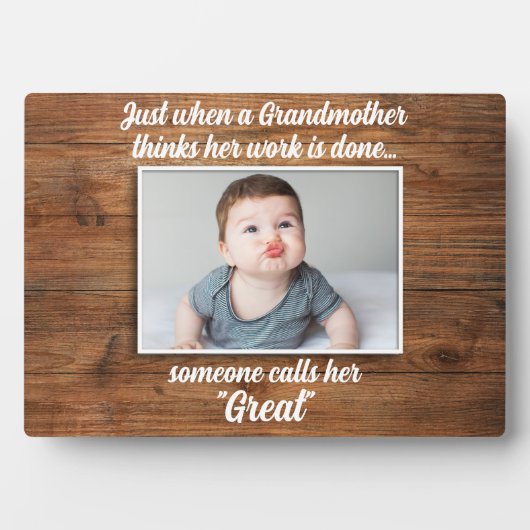 素晴らしGrandモダン Kidsのエレガント写真 フォトプラーク (正面)