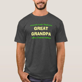 素晴らしGRANDPAカスタマイズ可能Tシャツ Tシャツ